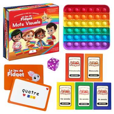 The Fidget Game French: Le Jeu de Fidget Mots Visuels!